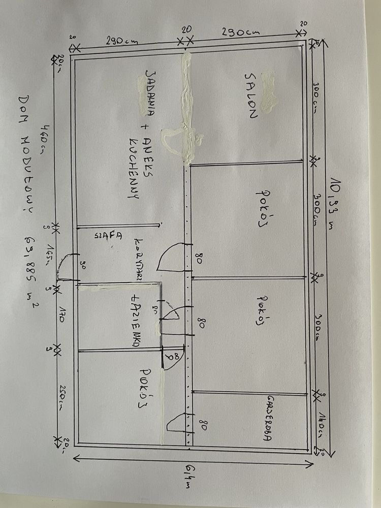 Dom Modułowy 70 m2