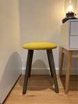 Bancos 2x veludo amarelo