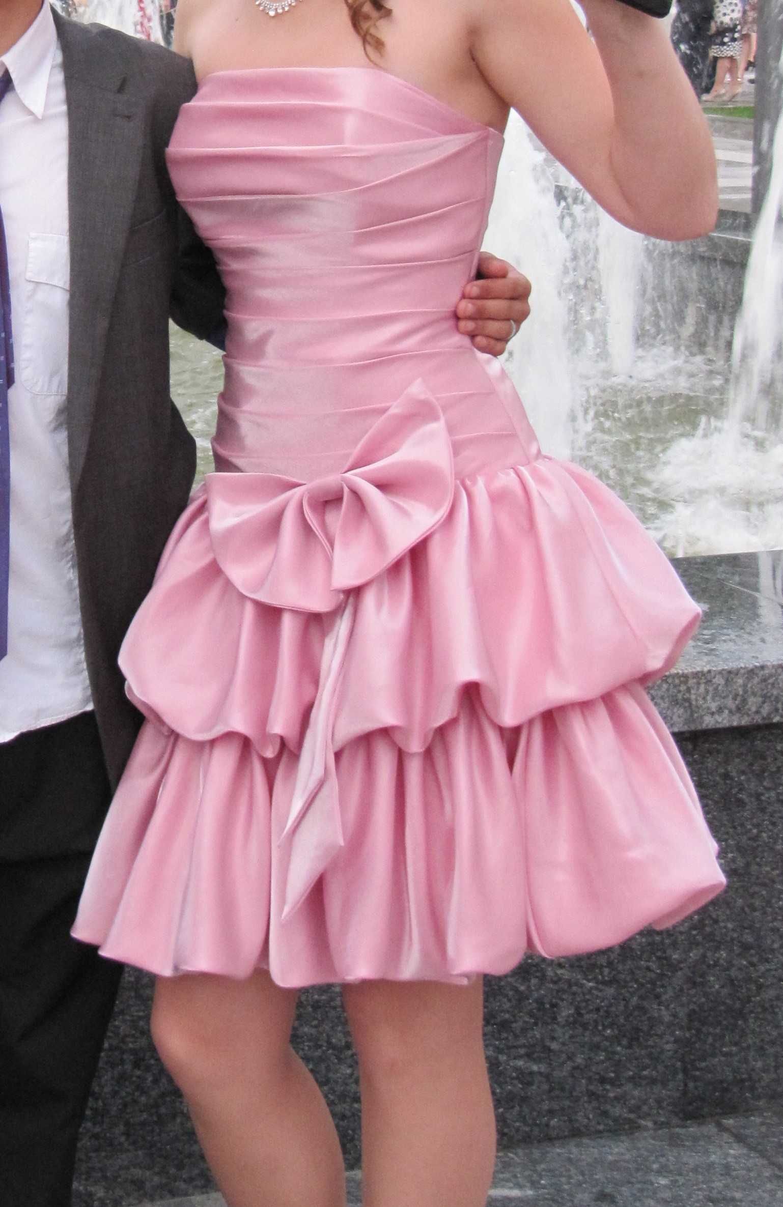 Сукня рожева, коротка, на випускний або свято. Продаж/оренда