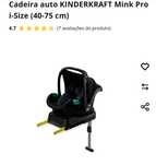 Cadeira auto com isofix novo