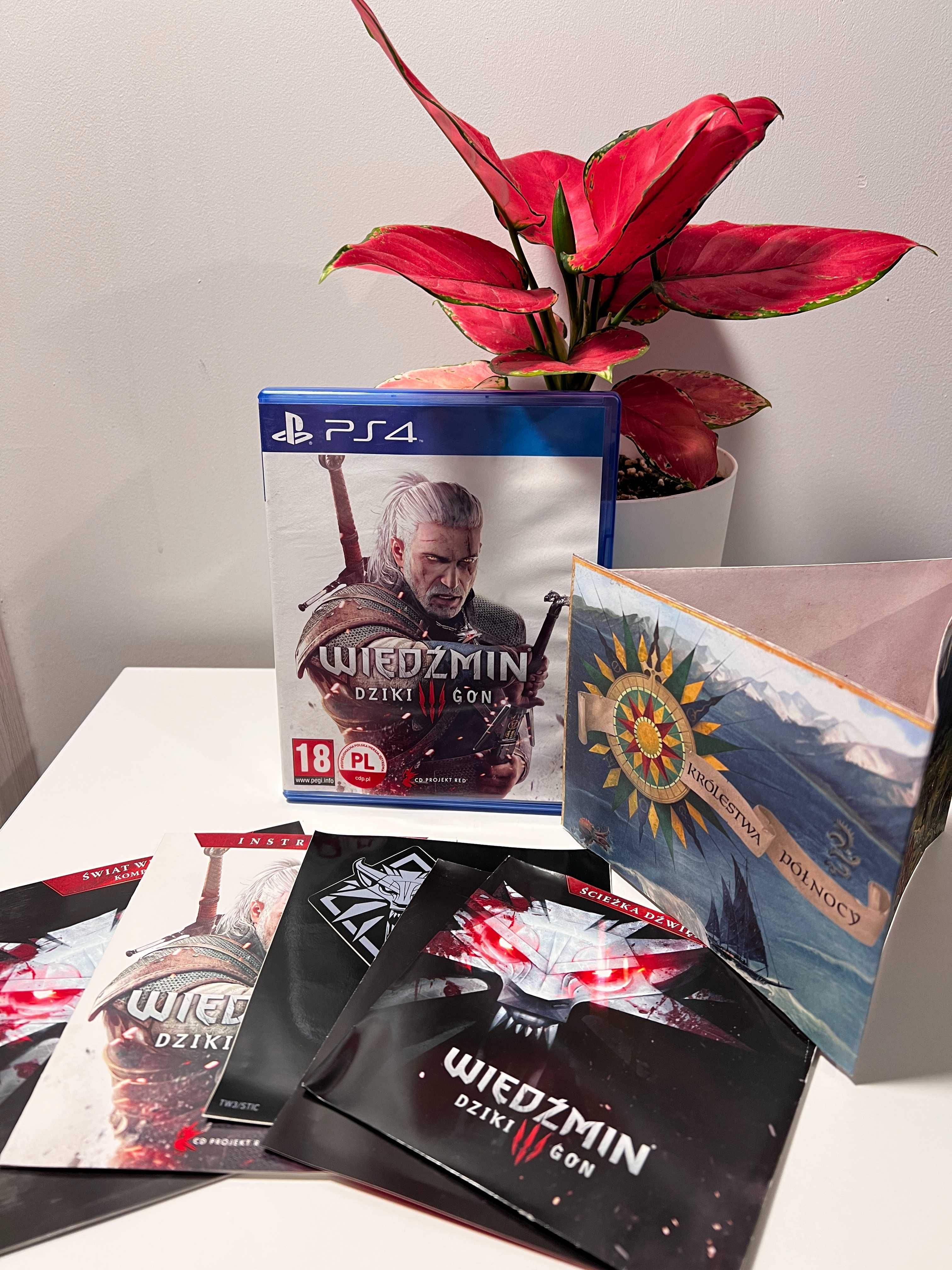 Wiedźmin 3: Dziki Gon PS4 Polskie Wydanie Darmowy Update do PS5 Zestaw