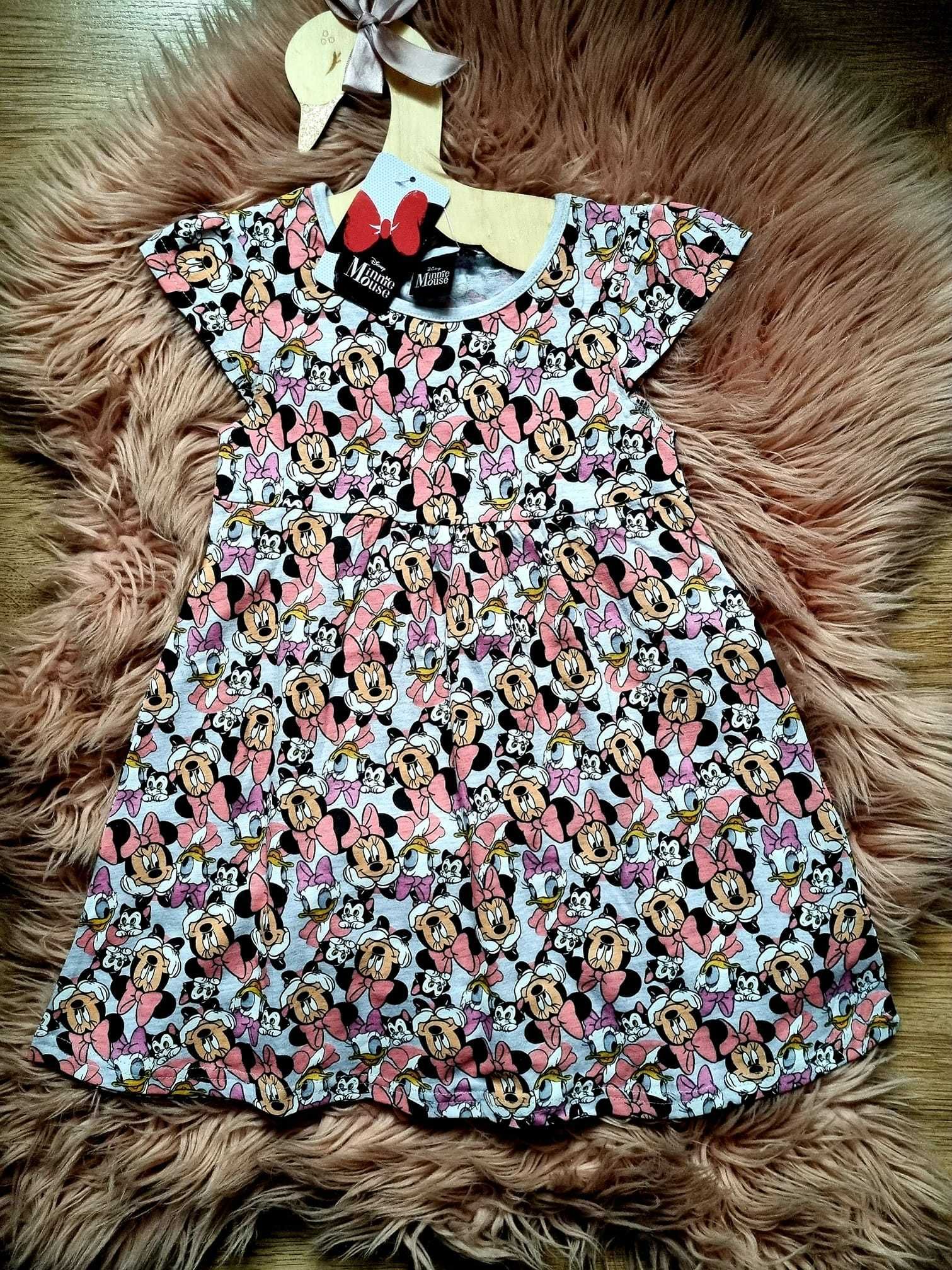 Nowa sukienka Myszka Minnie Daisy 110 Disney