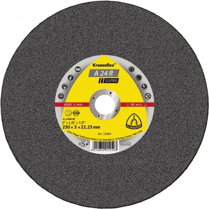 Tarcza Płaska A24R T1A 400 x 4.5 x 32 292/932 Klingspor
