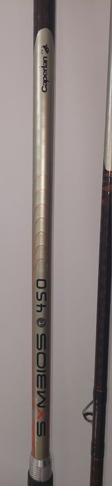 Conjunto canas surfcasting Vega Elite Surf, Caperlan Symbios 500 e 450