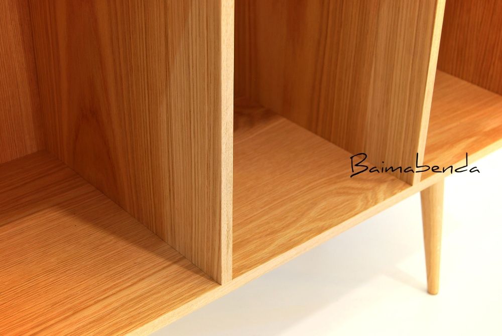 Móvel Aparador para Discos Vinil / Retro / Vintage / Estilo Nórdico