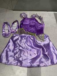 Vestido fantasia Princesa lilás 2 - 3 anos