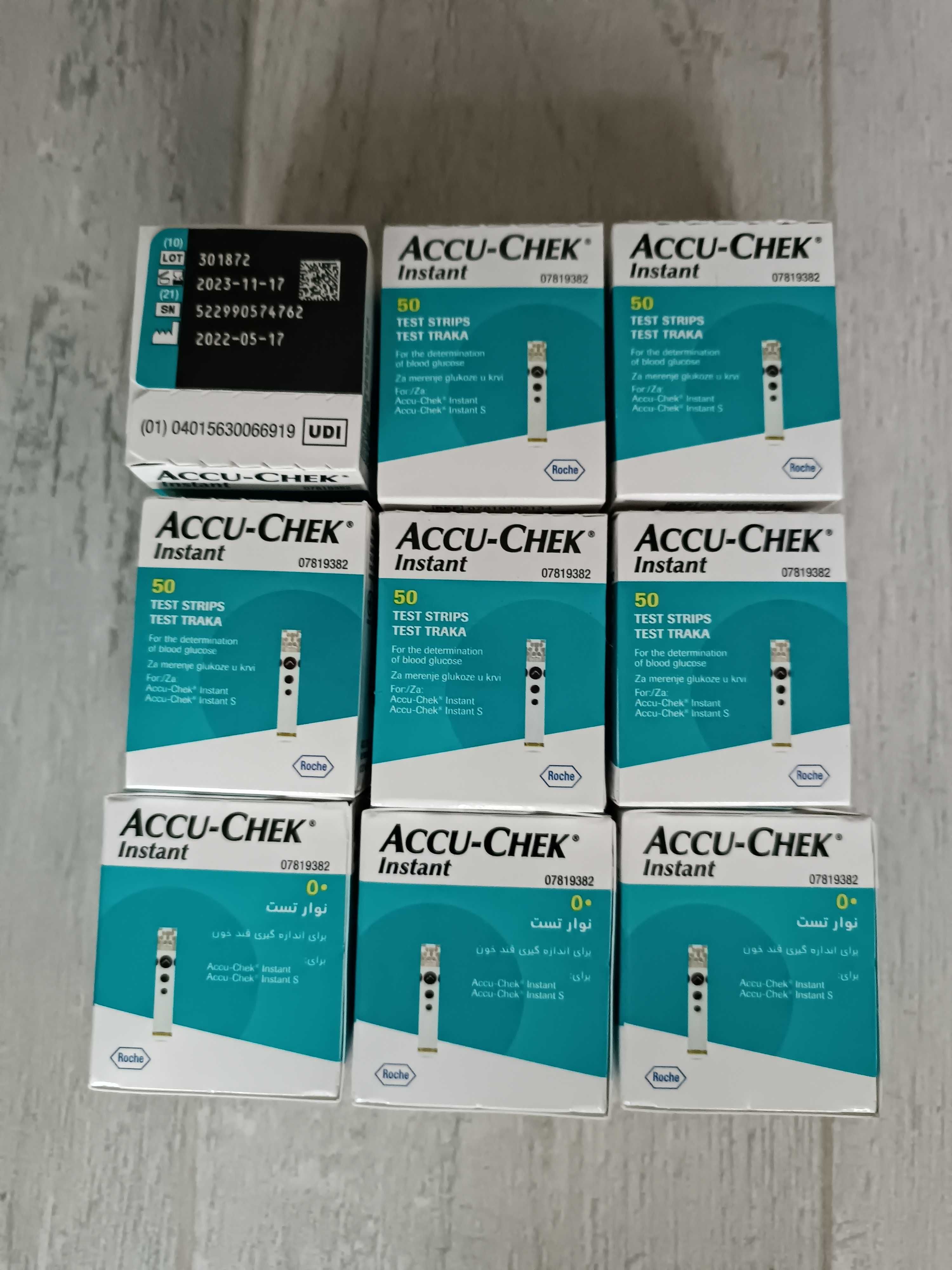 Accu -Chek Instant тест смужки
