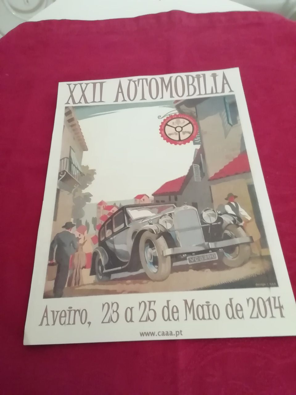 Cartaz da XXII Automobilia Aveiro 2014