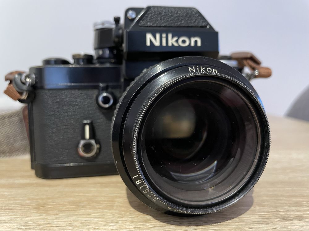 Nikon F2 com lente 50mm f1.1:2
