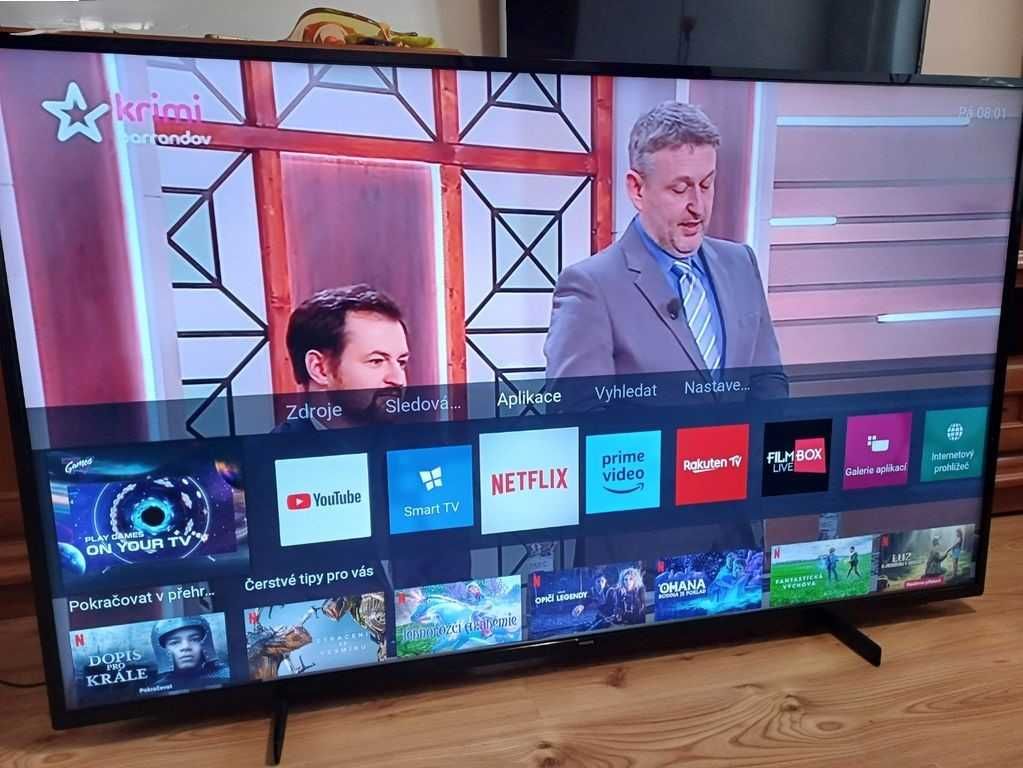 Smart Tv LED 58 cali Philips Uhd 4K UHD58PUS7505 Dvbt-2 YouTube Netfl