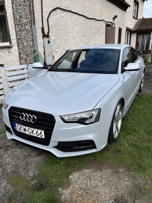 Piękne PERŁOWE AUDI a5(r.2016/2.0tdi/4x4)3x-S-Line.