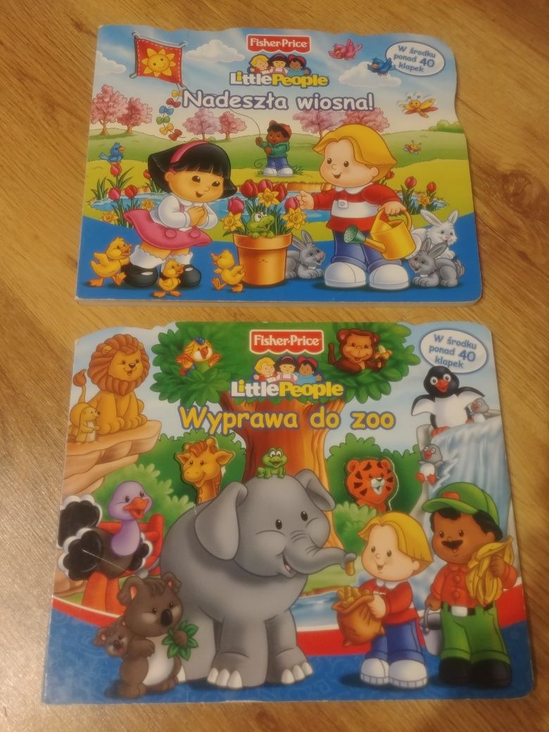 Książeczki dla dzieci z okienkami FISHER PRICE