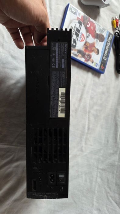 PlayStation 2 ps2 fat com comando e jogo