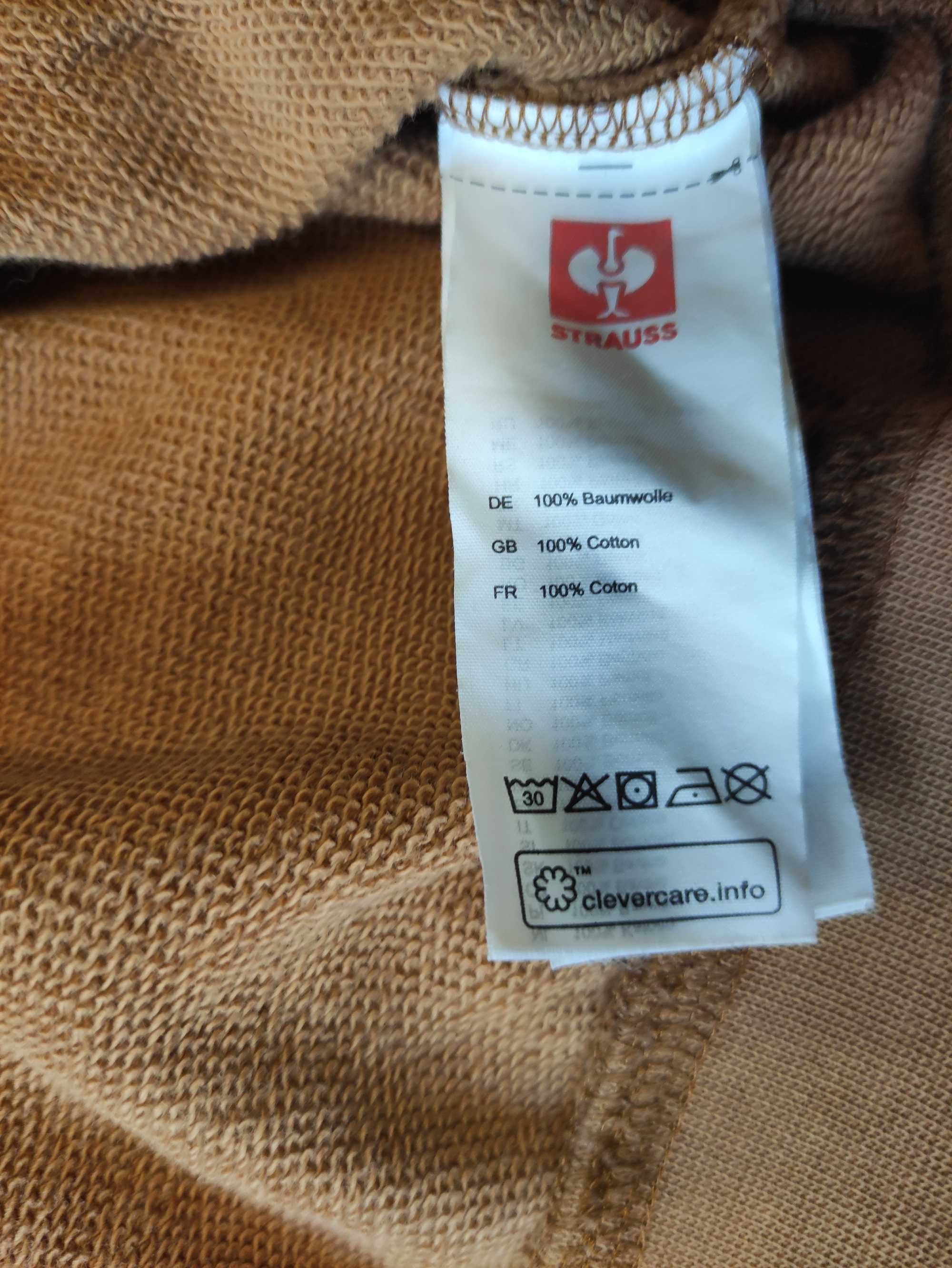 Męska bluza robocza z kapturem Engelbert Strauss Metallica r. 2XL bdb