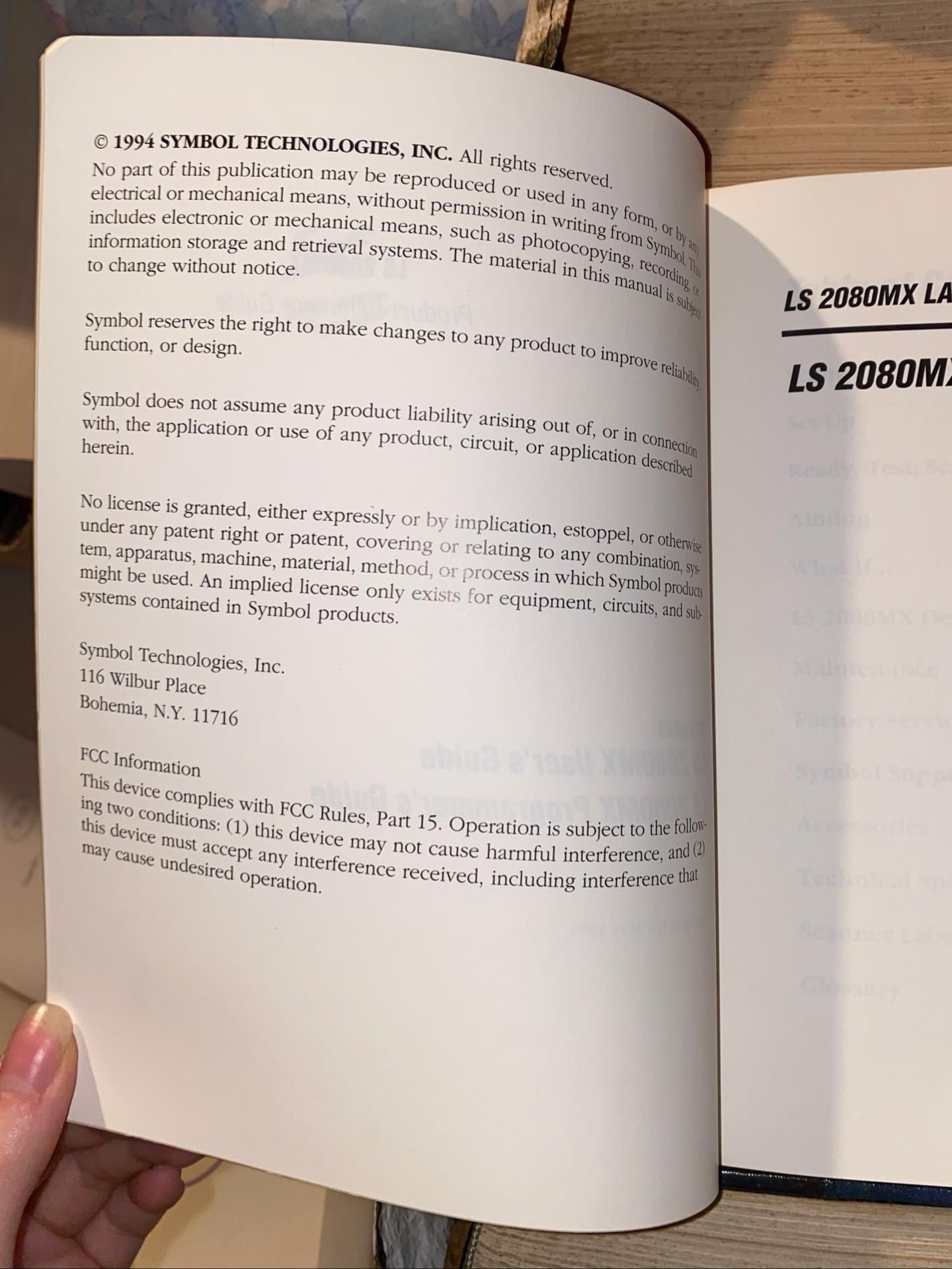 LS 2800MX guide book