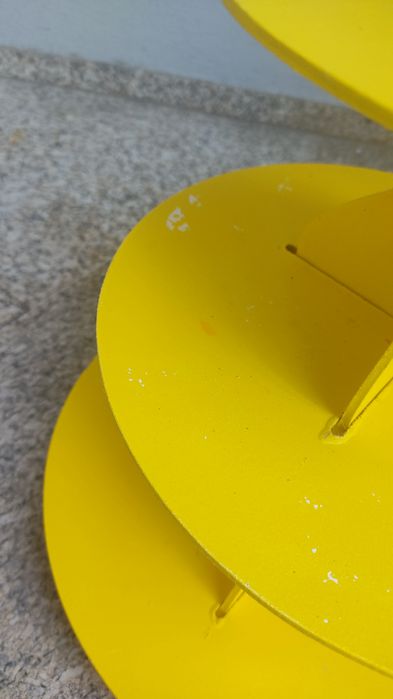 Prato de madeira Cake stand