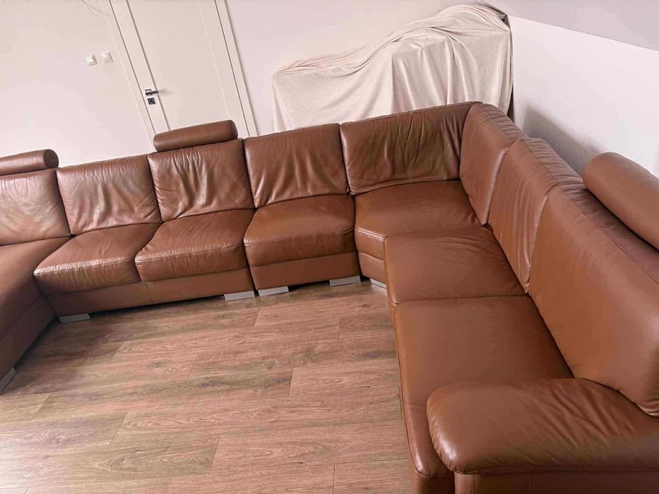 Skórzana sofa modułowa