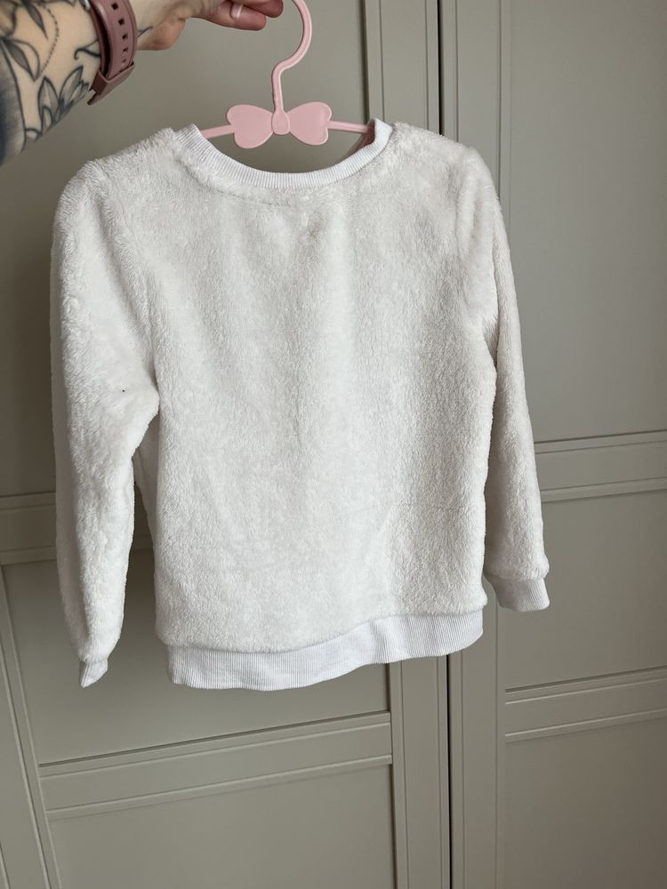 Bluza polarowa z kotami h&m 98/104