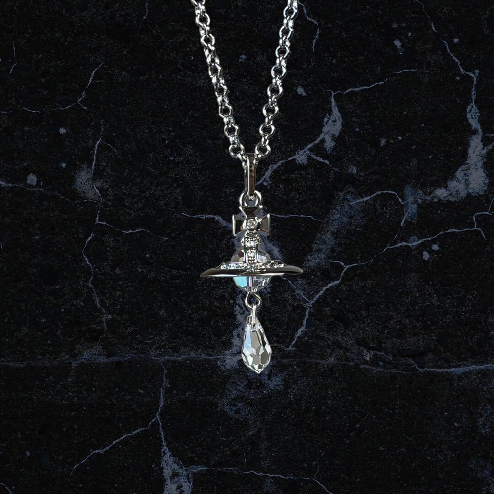 Підвіска Vivienne Westwood Crystals намисто кулон ланцюжок кольє