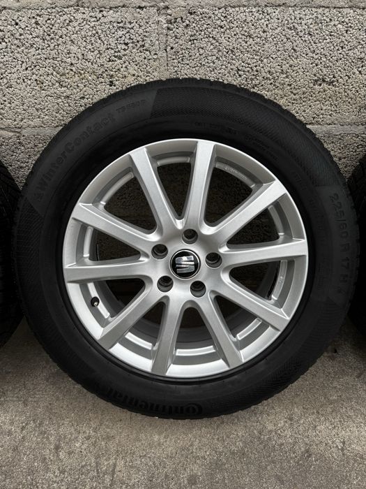 Koła Zimowe R17 5x112 VW Tiguan Sharan Skoda Karoq Audi Q3 225/60/17