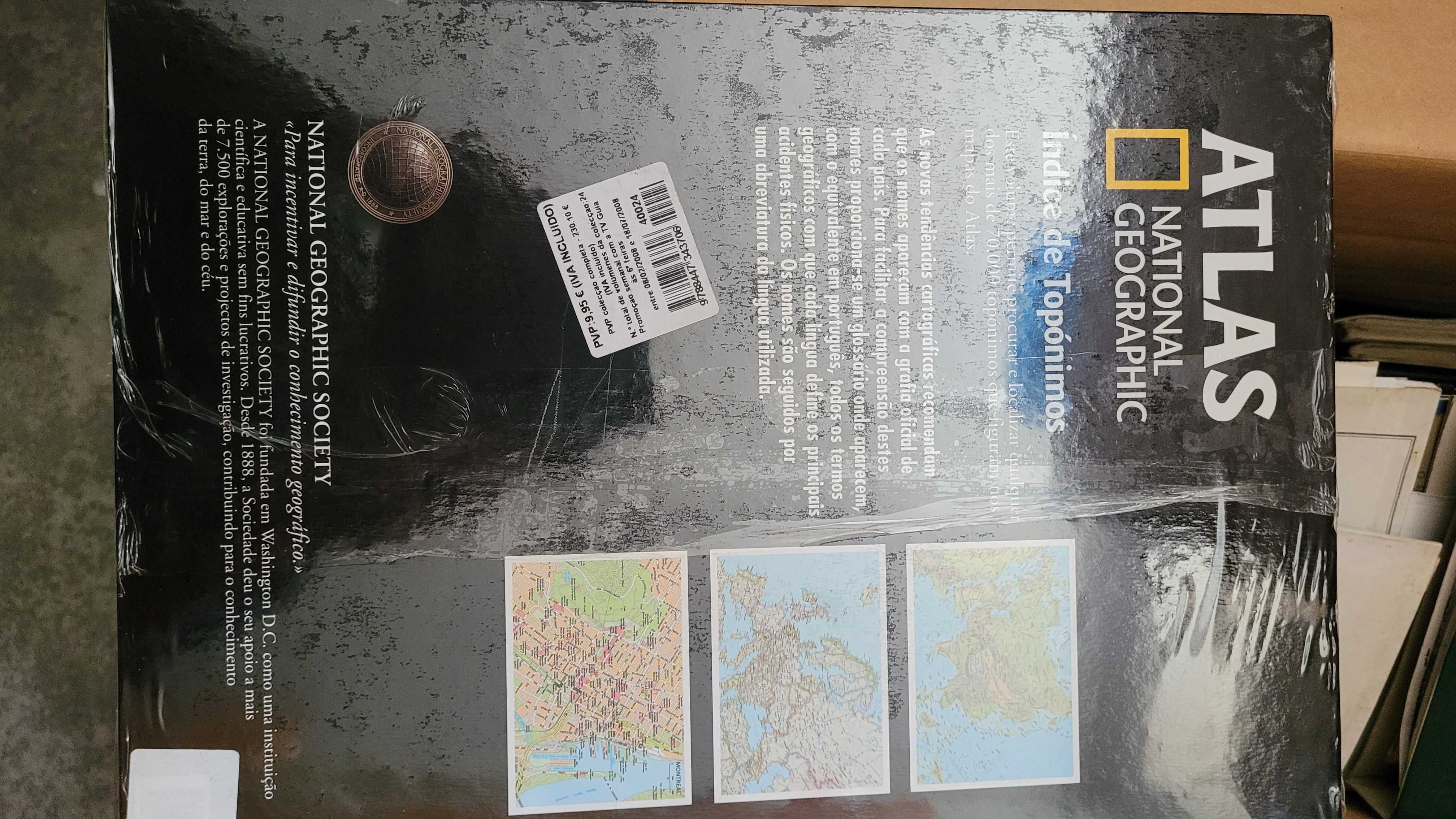 Atlas National Geographic (24Vol. ainda com plastico)