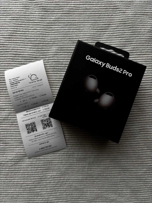 Samsung Buds 2 Pro — нові, запечатані, гарантія магазину
