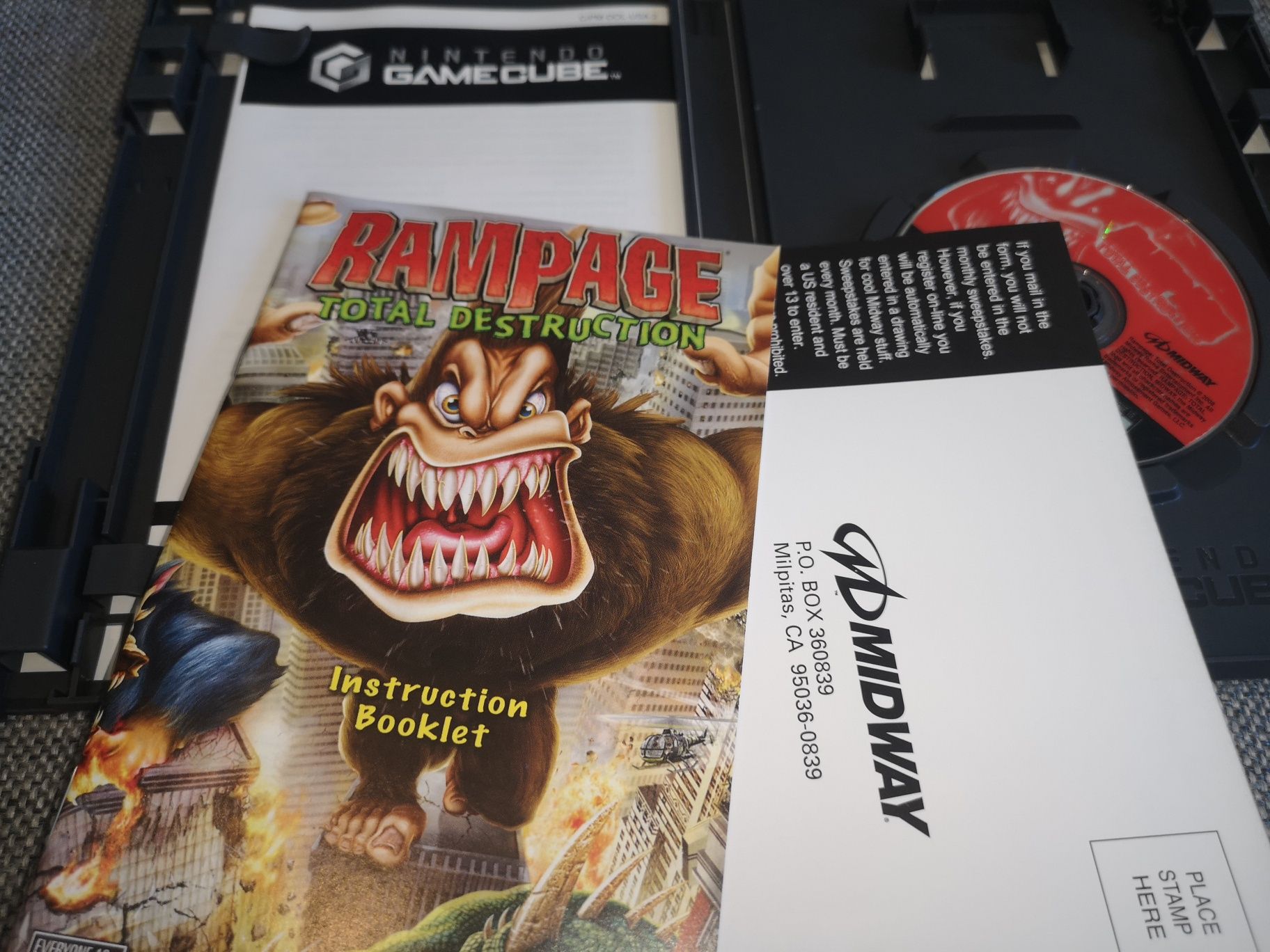 Rampage GAMECUBE Nintendo gra NTSC USA (stan kolekcjonerski) SKLEP
