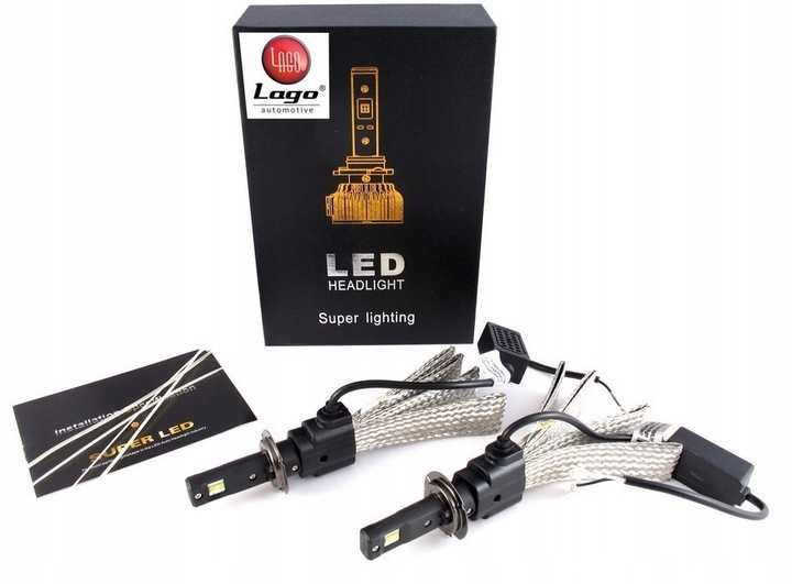 Zestaw żarówek żarówki LED H7 CSP 12-24V 72W 7600LM L990