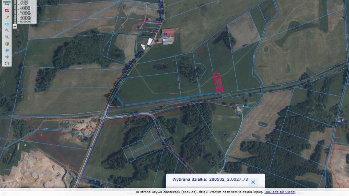 Mołdzie  3035 m. szukasz działki daleko od zabudowań w totalnej ciszy