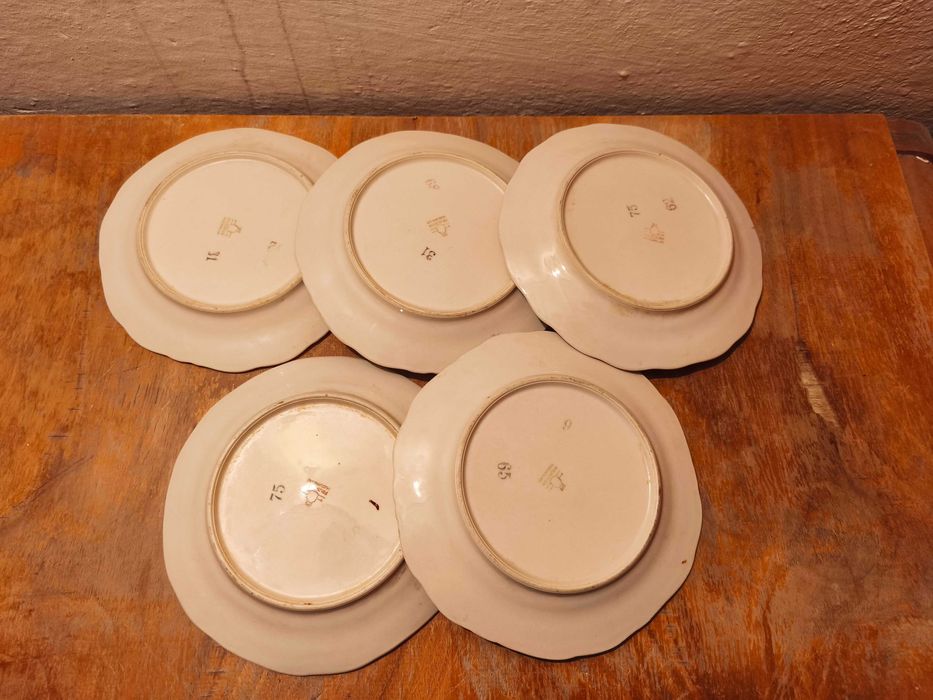 Talerz deserowy Porcelit Pruszków PRL