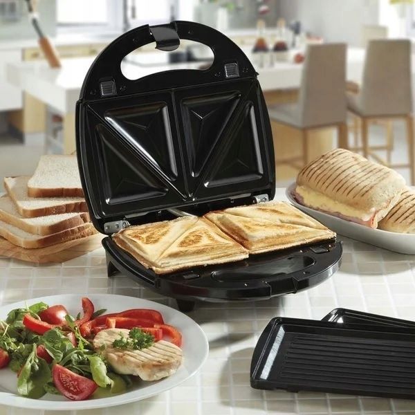 outlet opiekacz russell hobbs  czarny  idealne opis