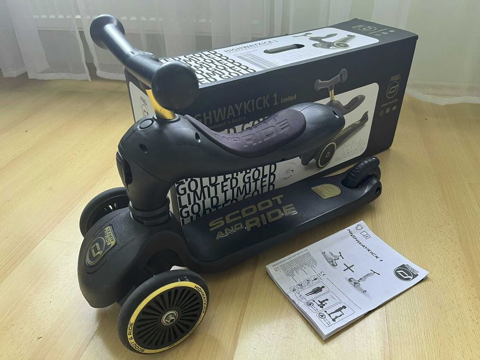 Hulajnoga Scoot And Ride czarna