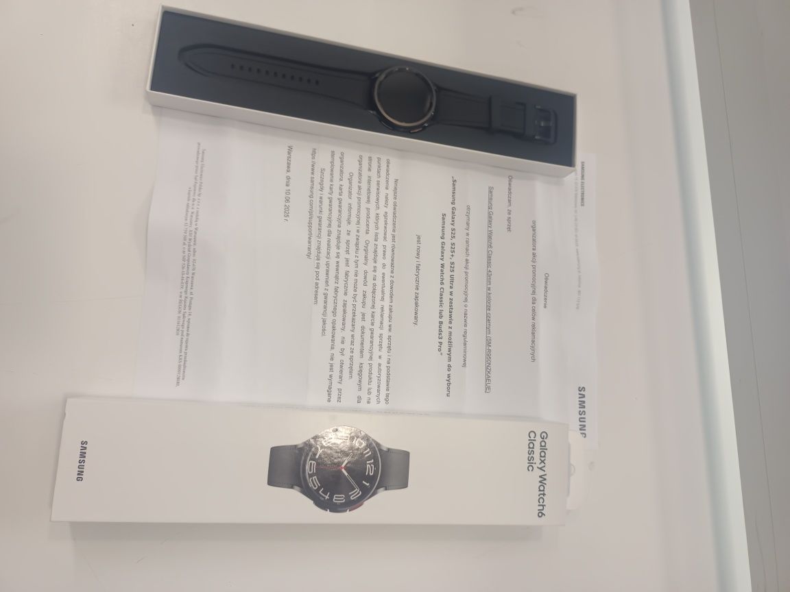 NOWY Zegarek Galaxy Watch6 Classic NOWY 43mm gw2027-05 MKomis Madej Sc