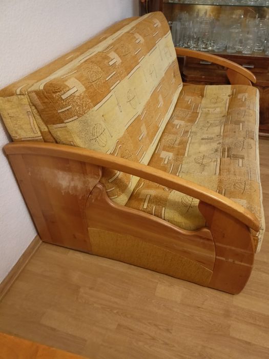 Kanapa i fotel wypoczynkowy