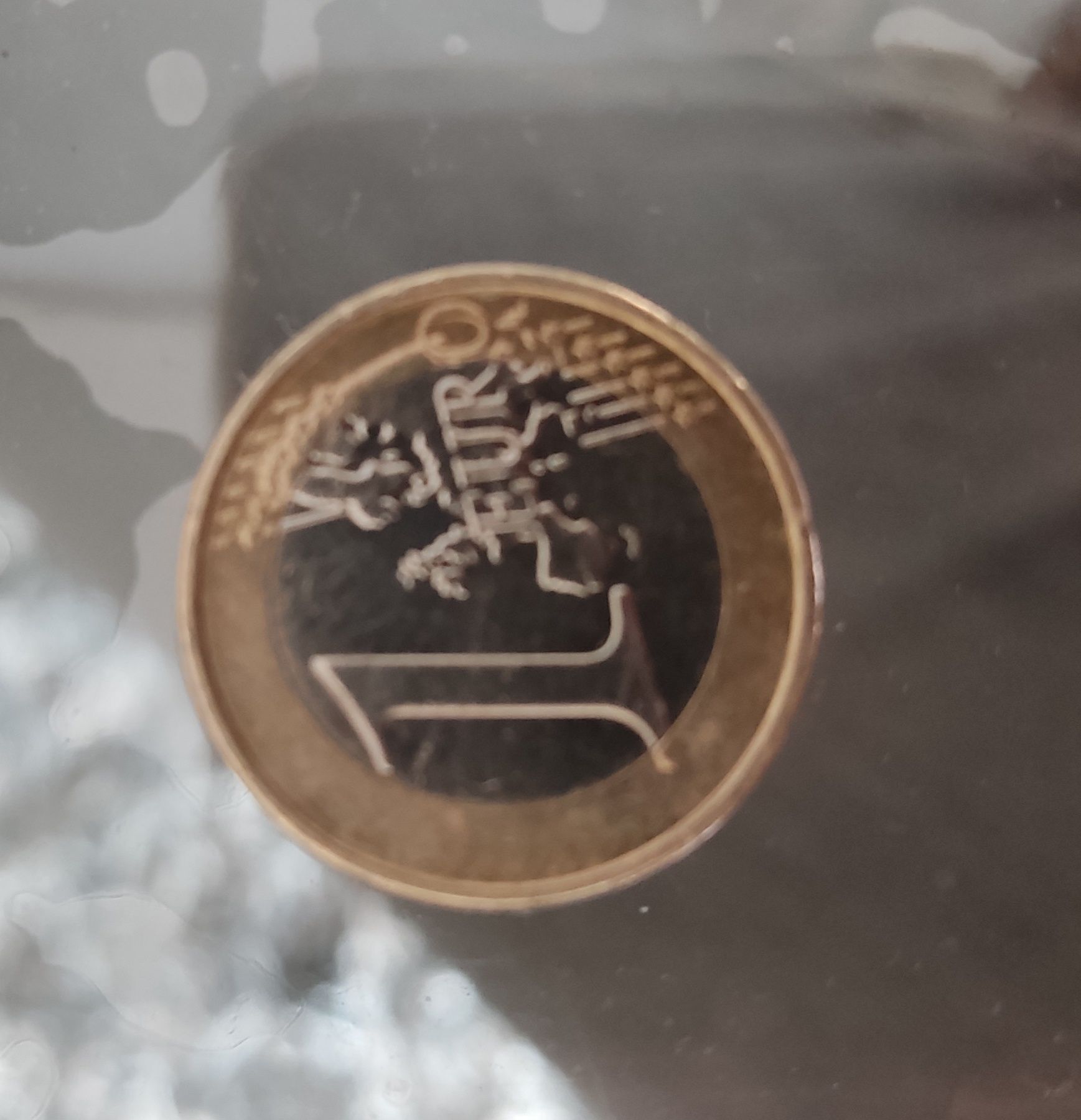 Moeda de 1 euro rara com mocho ( Grécia)