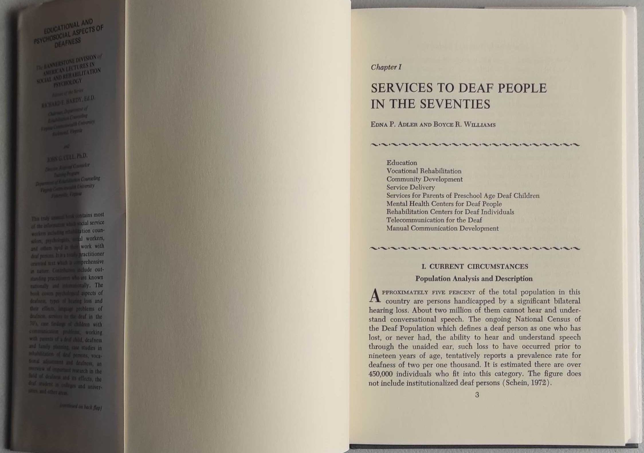 Livro- Educational and Psychosocial Aspects of Deafness