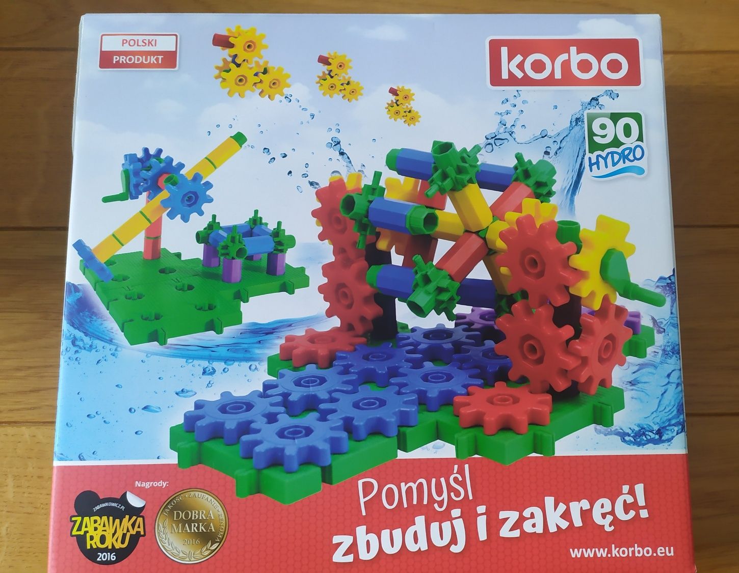 Korbo klocki Hydro 90 elementów zestaw