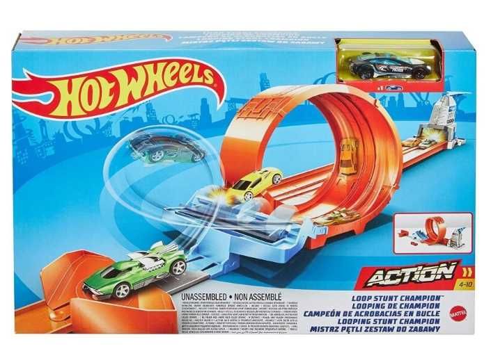 Tor samochodowy Hot Wheels Mistrz Pętli GTV13