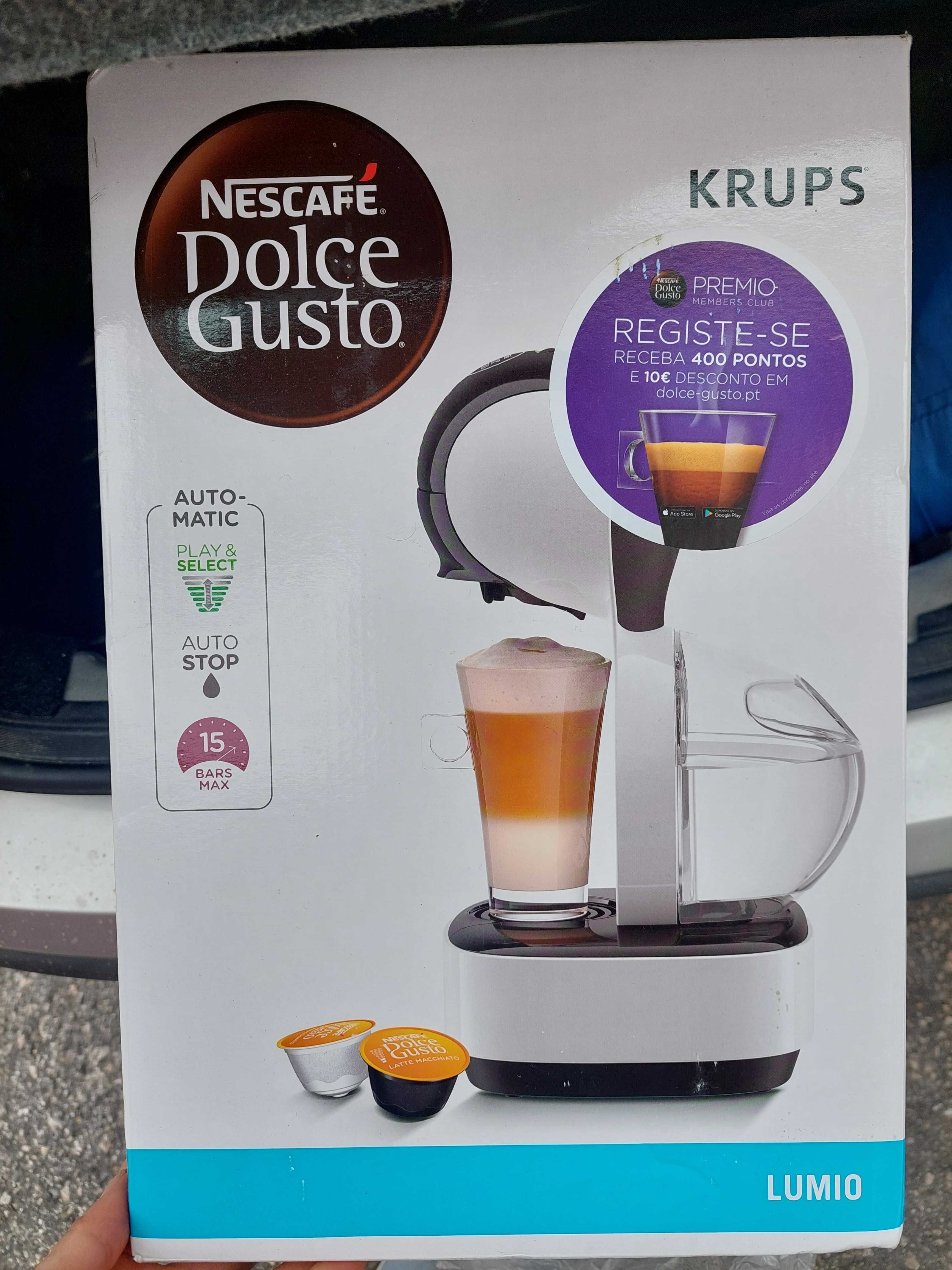 Máquina de Café Nova, ainda embalada, Nescafé Dolce Gusto Lumio