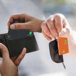 SEINXON Wallet Finder lokalizator GPS karta blokada RFID + mała karta