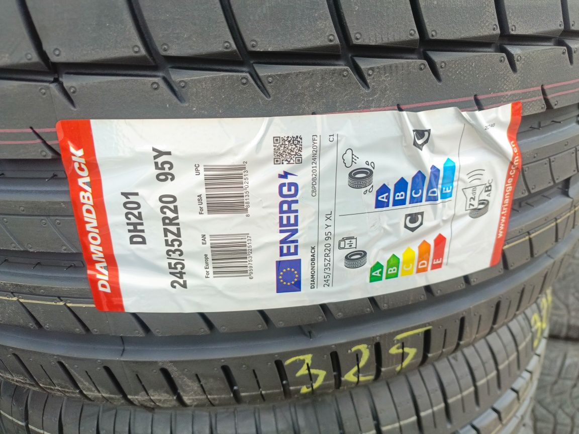 Nowe opony letnie 245/35/20 Diamondback