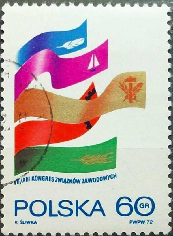 K znaczki polskie rok 1972 - IV kwartał