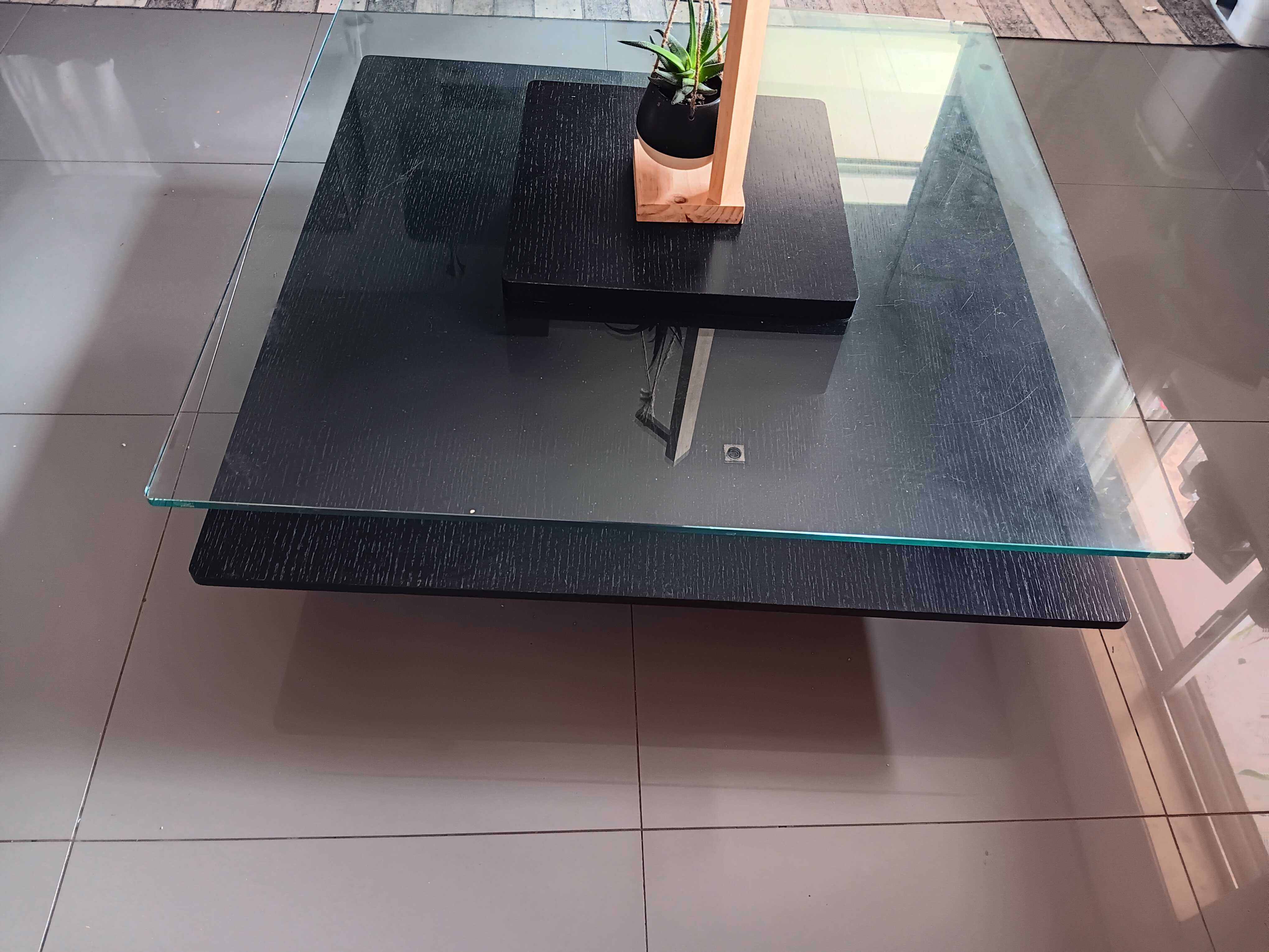 Mesa centro vidro temperado