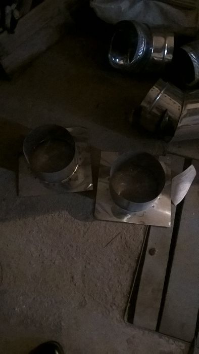 Трубы вентиляции 200 мм хромированная сталь