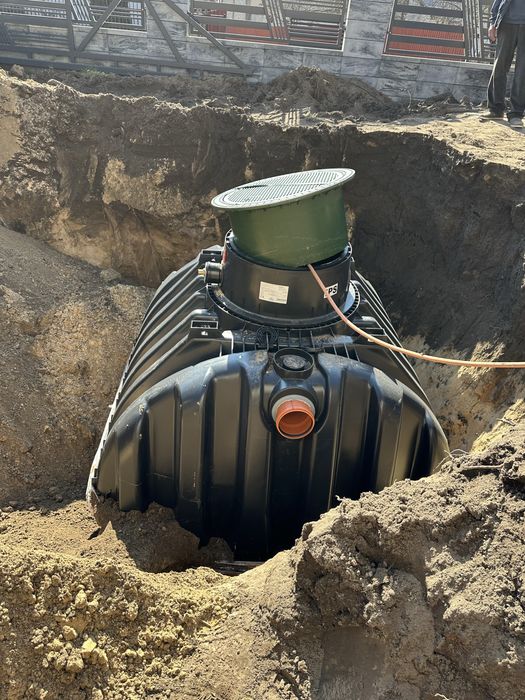 Uslugi minikoparką oczyszczalnie scieków