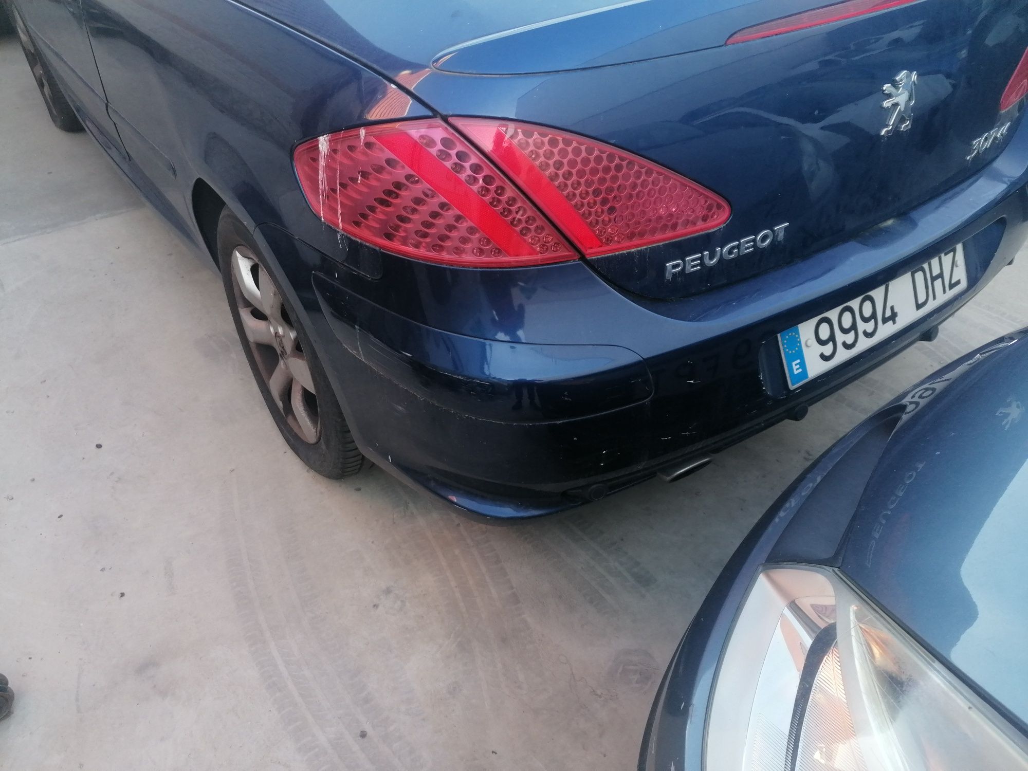 Farolins traseiros peugeot 307 cc