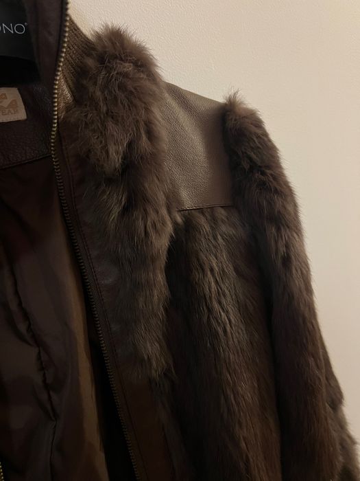 Ramoneska futerko naturalne /skóra XS