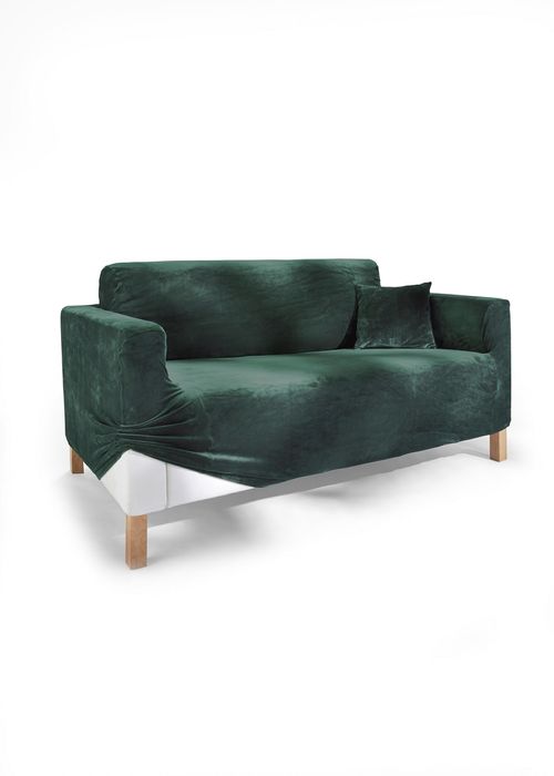 Pokrowiec na kanapę dwu-osobową zielony