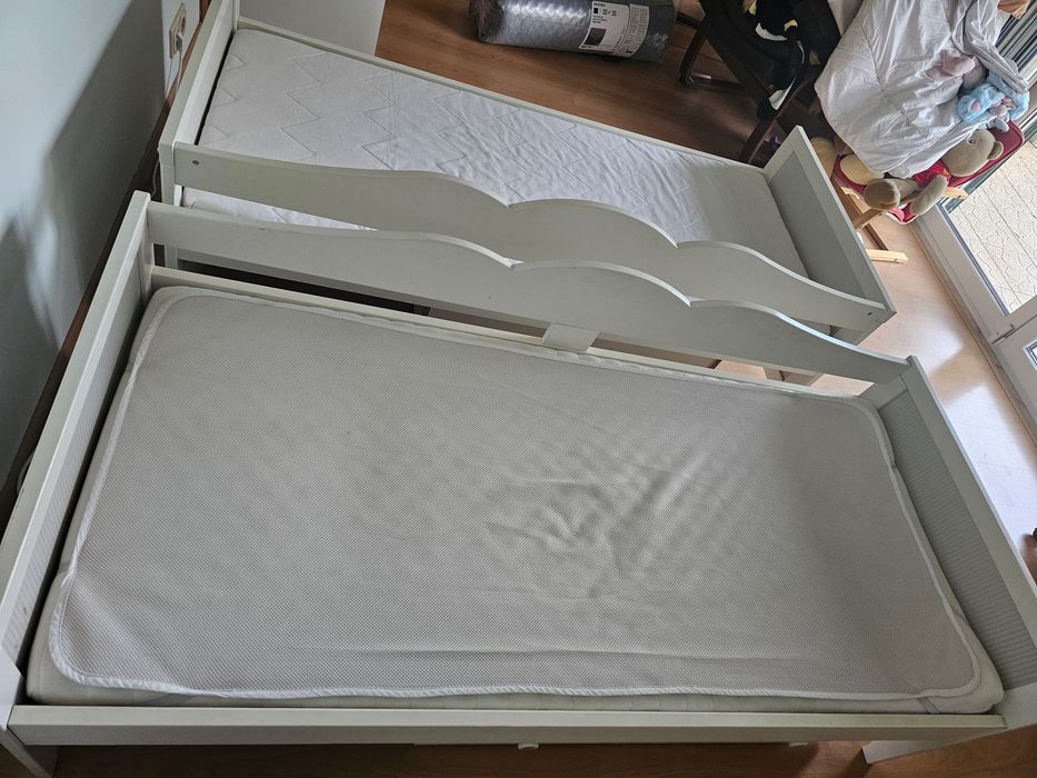 2 camas criança 70x160, com colchões - Ikea