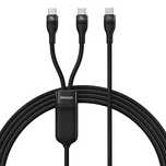 Baseus Flash Series Ⅱ kabel do szybkiego ładowania 2w1 USB-C - 2xUSB-C